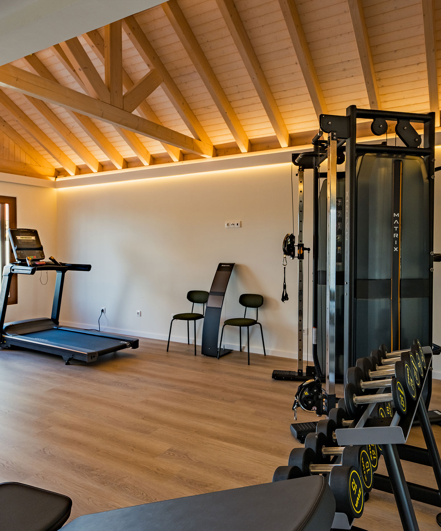 Modern equipped gym in villas located 5 minutes from Comporta beach at Pestana Comporta Village Residences