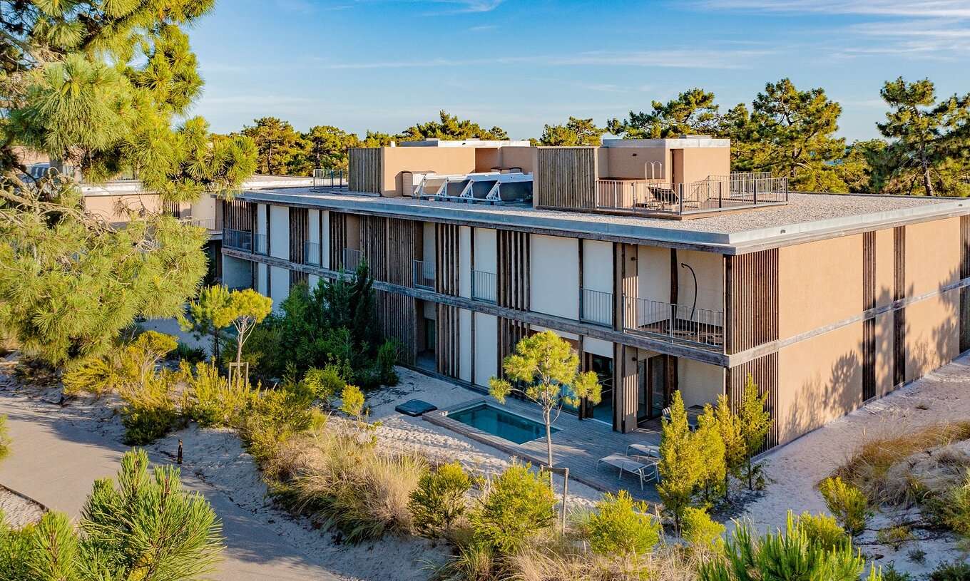 The Eco Village Apartment Ground Floor of Pestana Tróia Eco Resort has nature around and a private pool