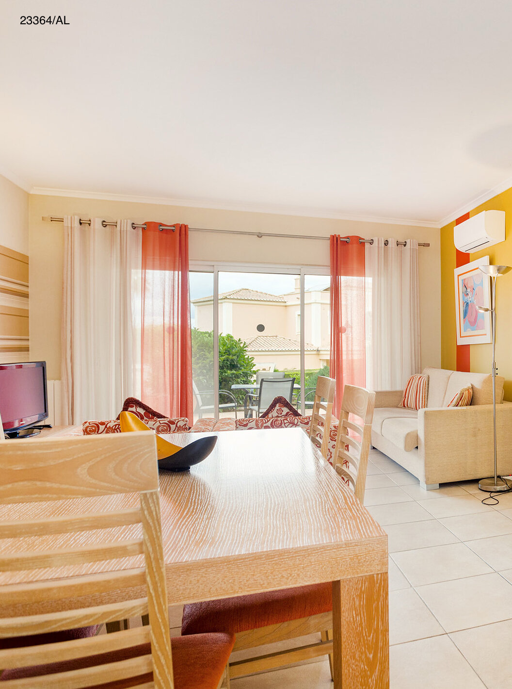The Pestana Carvoeiro Golf T1 Standard Apartment has an open kitchen to the dining and living room